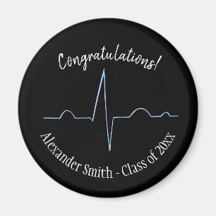 Beruflich Black Doctor Abschluss Gefallen Magnet