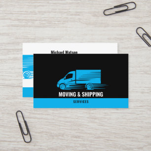 Beruflich Box Truck Moving Delivery Company Visitenkarte