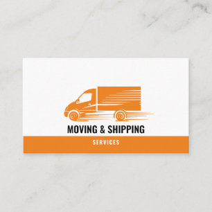 Beruflich Box Truck Moving Delivery Services Visitenkarte