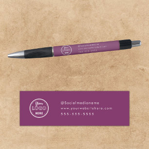 Beruflich-Branding-Minimalistisch-Berry-Logo-Promo Kugelschreiber