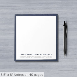 Beruflich Business Notepad Notizblock
