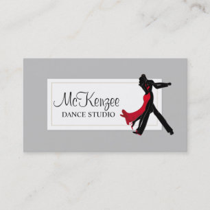 Beruflich Dance Studio, Instructor Business Visitenkarte