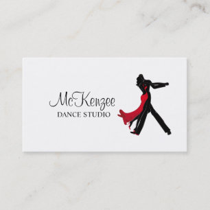Beruflich Dance Studio, Instructor Business Visitenkarte