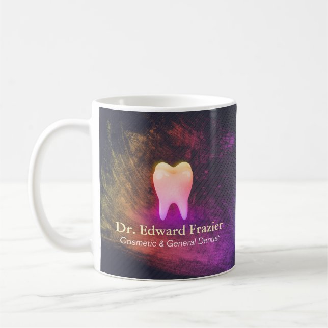 Beruflich Dentalklinik-Rose Gold-Stand Kaffeetasse (Links)