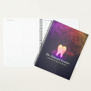 Beruflich Dentalklinik-Rose Gold-Stand Planer
