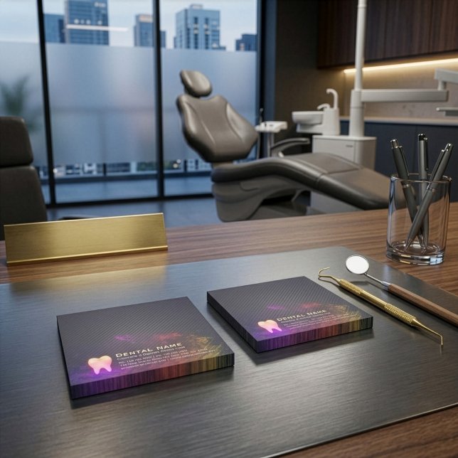 Beruflich Dentalklinik-Rose Gold-Stand Post-it Klebezettel (Von Creator hochgeladen)