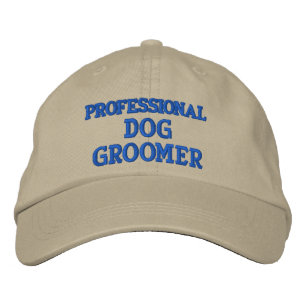 BERUFLICH DOG GROOMER BESTICKTE BASEBALLKAPPE
