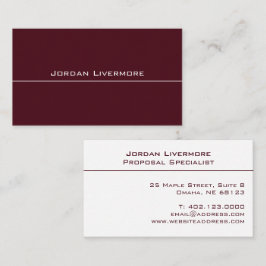 Beruflich, einfach, einfach, einfach, einfach, Mar Visitenkarte