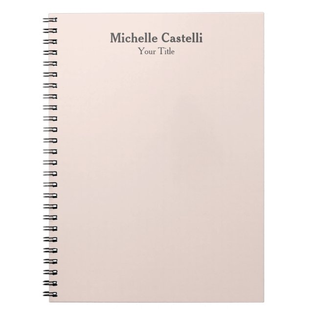 Beruflich Einzigartig klassisch einfach Notizblock (Vorderseite)