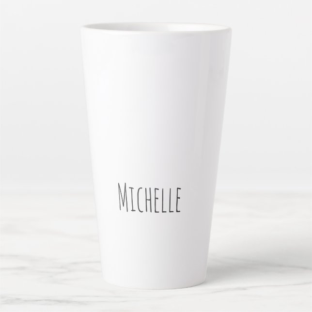 Beruflich Einzigartige Klassik Einfach Ihr Name Milchtasse (Vorderseite)