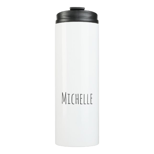 Beruflich Einzigartige Klassik Einfach Ihr Name Thermosbecher (Vorderseite)