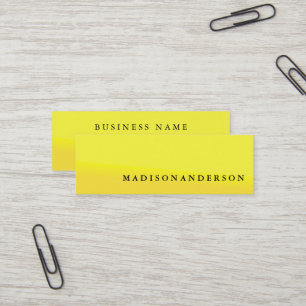 Beruflich Elegant Moderne, Minimalistische, indivi Mini Visitenkarte