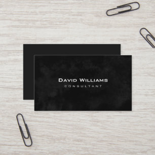 Beruflich Elegante moderne Black Business Card Visitenkarte
