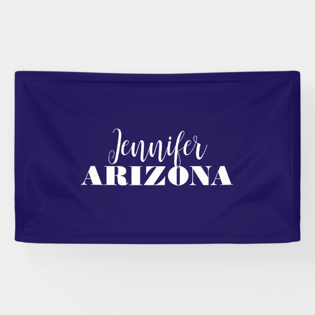Beruflich elegante moderne minimalistisch dunkelbl banner (Horizontal)
