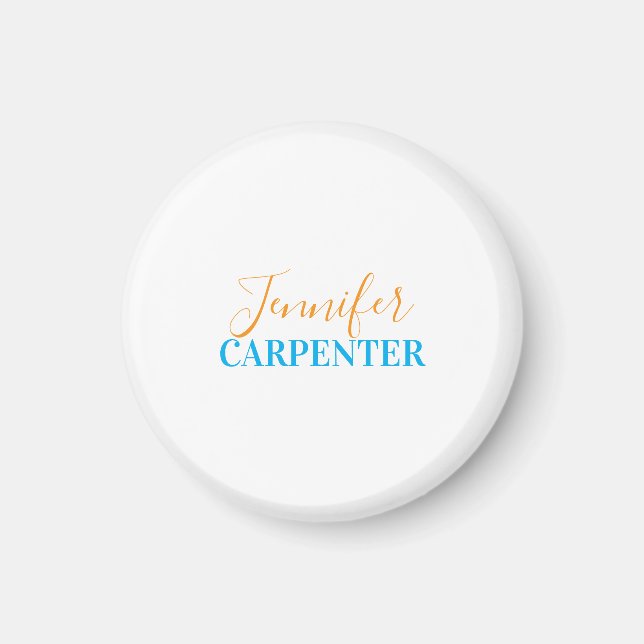Beruflich elegante moderne minimalistische schlich magnet (Vorne)