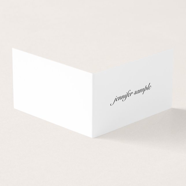 Beruflich Elegante Sauberkeit Moderner Minimalisti Visitenkarten (Vorderseite)