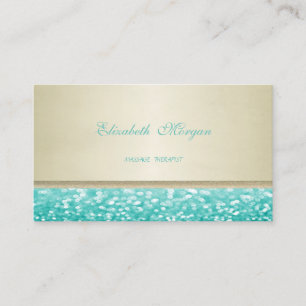 Beruflich Eleganter Glamour Glittery Visitenkarte