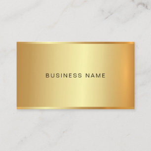 Beruflich Elegantes Glamour Gold Modernes Schlicht Visitenkarte
