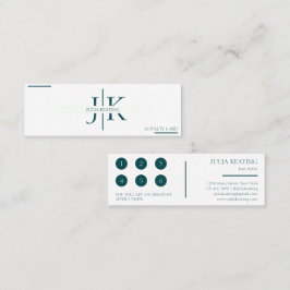 Beruflich Emerald Green Modern Minimalistisch Salo Treuekarte