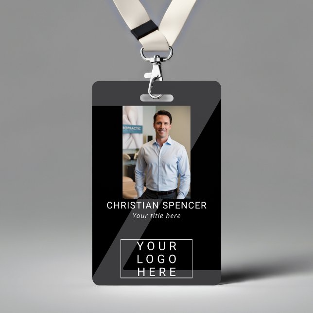 Beruflich Event-ID Lanyard Name QR-Foto Ausweis (Von Creator hochgeladen)