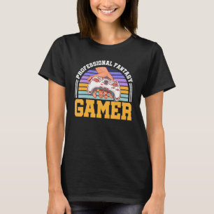 Beruflich Fantasy Gamer Spaß Retro Gaming Chat T-Shirt
