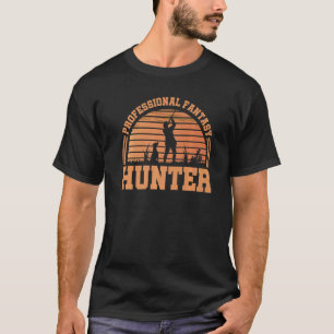 Beruflich Fantasy Hunter Retro Forest Vintag H T-Shirt