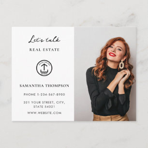 Beruflich Foto Real Anwesen Marketing Postkarte
