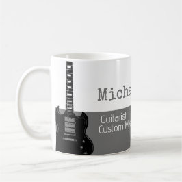 beruflich (Gitarrist) halbgrau Kaffeetasse