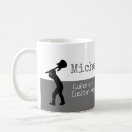 beruflich (Gitarrist) halbgrau Kaffeetasse