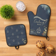 Beruflich, Goldfleck, Kuchen, Blau kochen