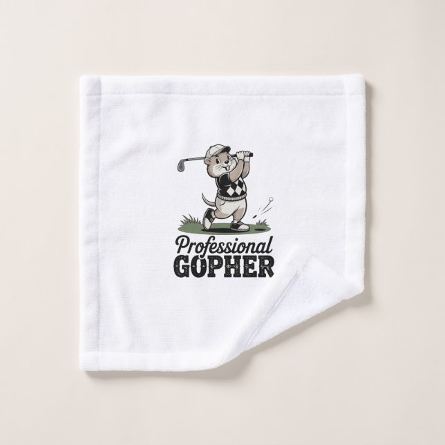 Beruflich Gopher - Golf Waschlappen (Waschlappen)