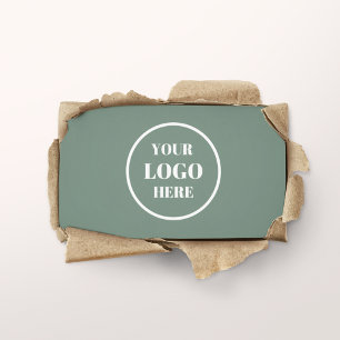 Beruflich grüner Kreis der Minimal-Business-Logos Visitenkarte