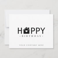 Beruflich Happy Birthday Real Anwesen