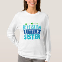 Beruflich Little Sister Blue Paint Tropfen
