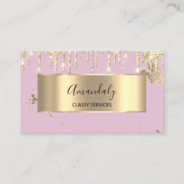 Beruflich Luxury Gold Royal Marble Pink Lilac Visitenkarte