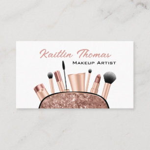Beruflich Makeup Artist Beauty Visitenkarte