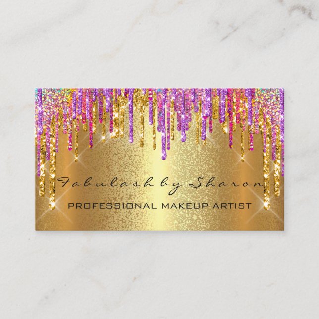 Beruflich Makeup Artist Event Hochzeitsplaner Visitenkarte (Vorderseite)