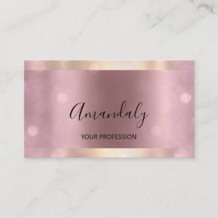 Beruflich Makeup Artist Event Planner Rose Vip Visitenkarte