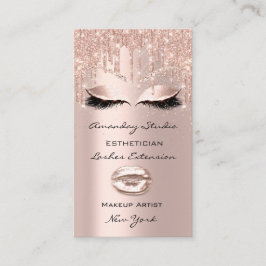 Beruflich Makeup Artist Eyelashes Visitenkarte