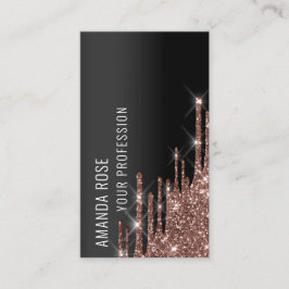 Beruflich Makeup EyelashEvent Planner Tropfen Rose Visitenkarte