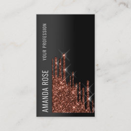 Beruflich Makeup VIP Eventplaner Tropfen braun Visitenkarte