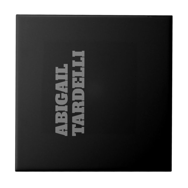 Beruflich minimalistisch kühne moderne Sitte schli Fliese (Vorderseite)