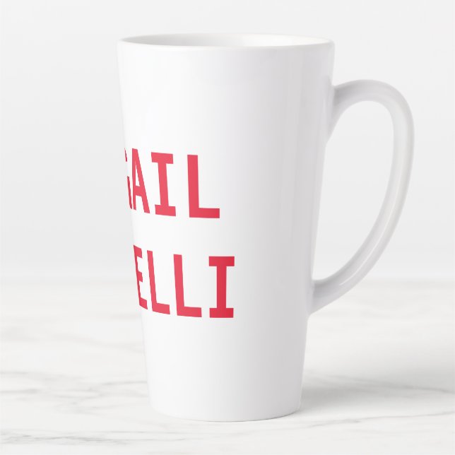 Beruflich minimalistisch kühne moderne Sitte schli Milchtasse (Rechts)