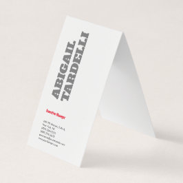 Beruflich minimalistisch kühne moderne Sitte schli Visitenkarten