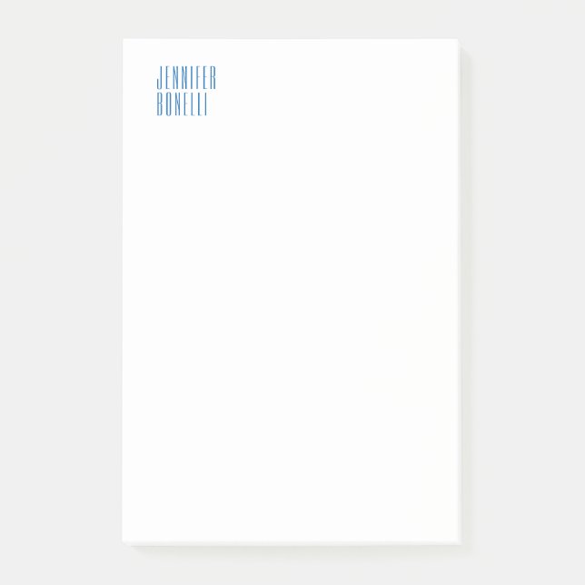 Beruflich-minimalistisch-modern-blau Post-it Klebezettel (Vorderseite)