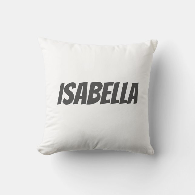 Beruflich-minimalistisch-modern-grau Kissen (Vorderseite)