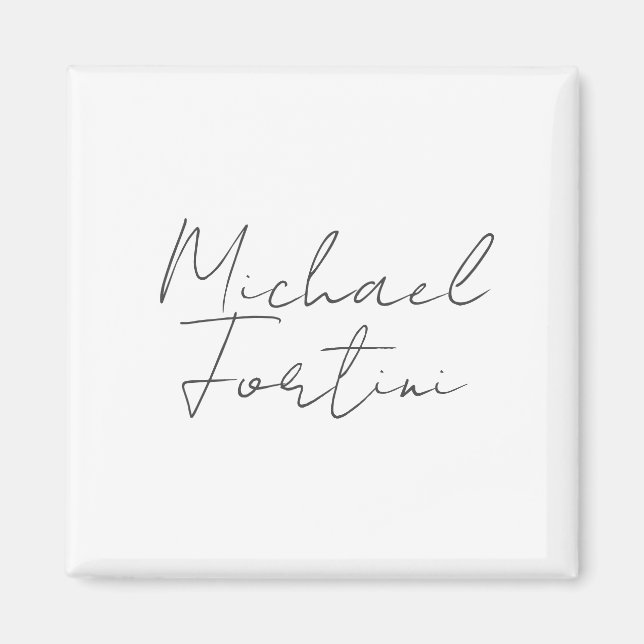 Beruflich-minimalistisch-modern-grau Magnet (Vorne)