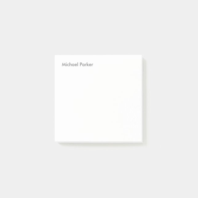 Beruflich Minimalistisch modern Post-it Klebezettel (Vorderseite)