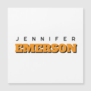 Beruflich-minimalistisch-moderne schlichte Magnetk Magnetkarte