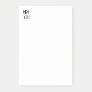 Beruflich-minimalistisch-moderner Brauch schlicht Post-it Klebezettel